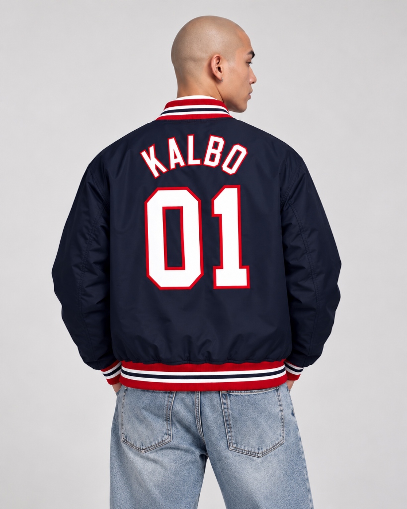 KALBO NO. 01 Varsity Jacket - Image 2