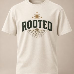 KALBO "ROOTED" Sun & Heritage Graphic Tee