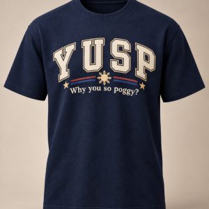 KALBO "YUSP - Why You So Poggy?" Navy Tee