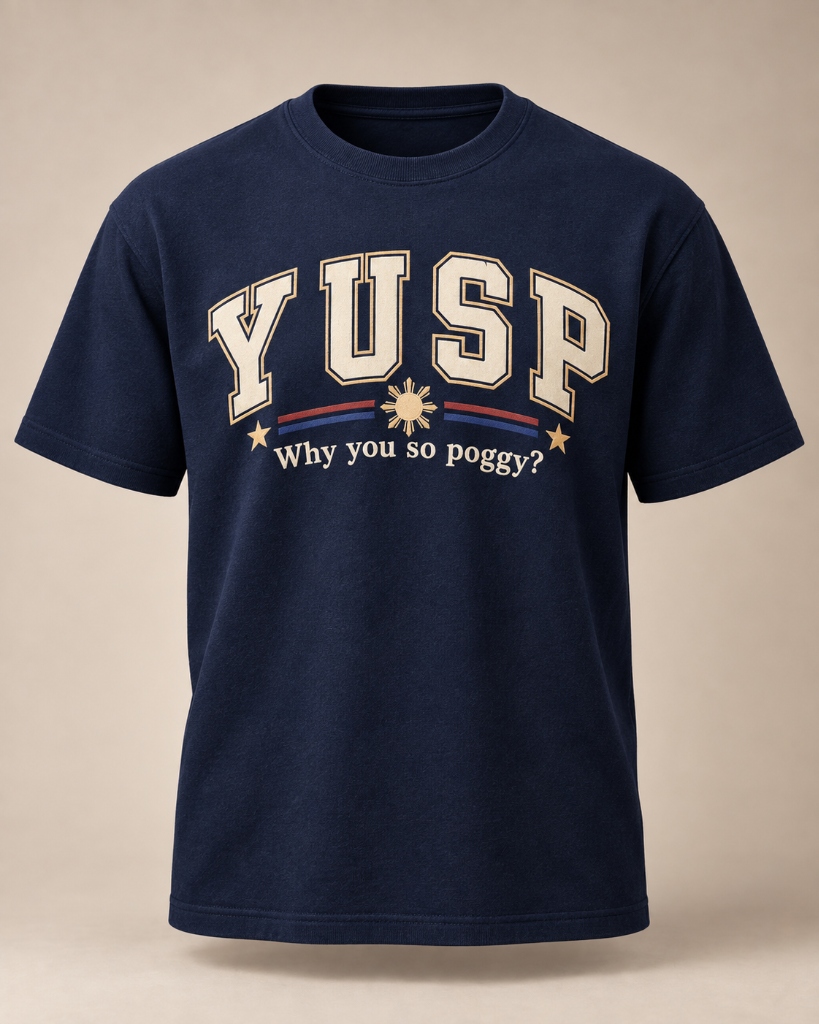 KALBO "YUSP - Why You So Poggy?" Navy Tee